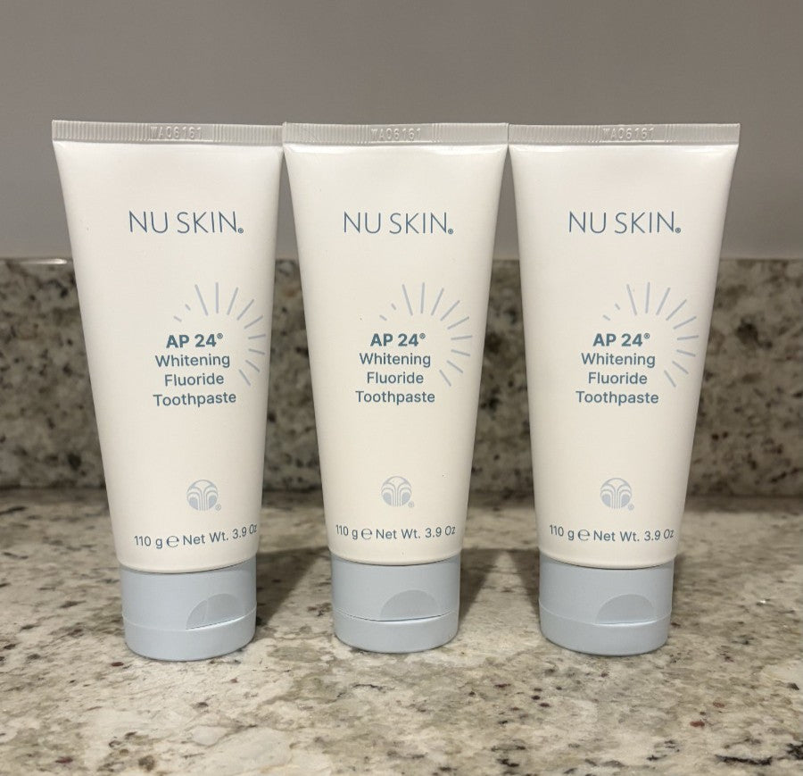 Nu Skin AP-24 Whitening Fluoride Toothpaste 3 Pack - Made in USA