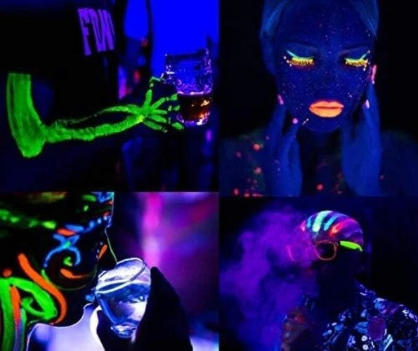 10W UV LED Black Light Tube with Adjustable Brightness for Parties Art & Detection