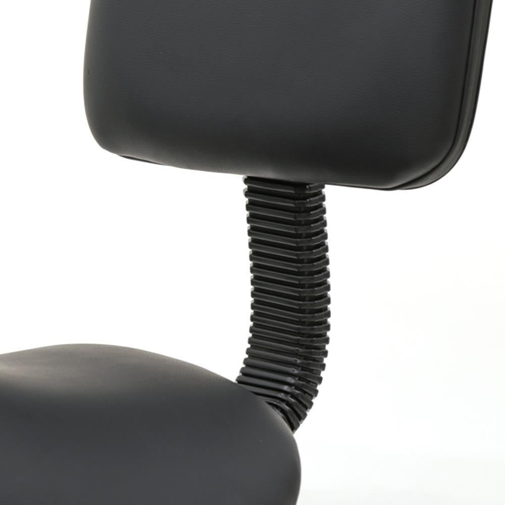 Adjustable Hydraulic Rolling Swivel Salon Stool with Back Support and Foot Rest