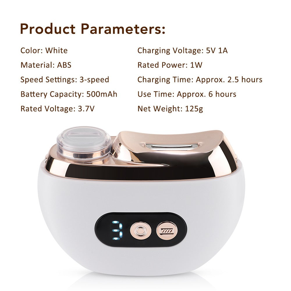 Electric Nail Clippers for Thick Toenails - Automatic Pedicure Tool with LED Light