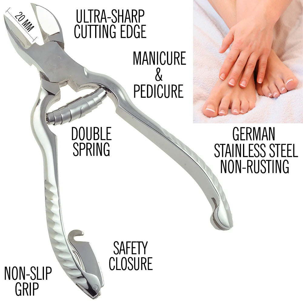 Heavy Duty Toenail Clipper with 20mm Surgical Blade - Podiatrist-Quality