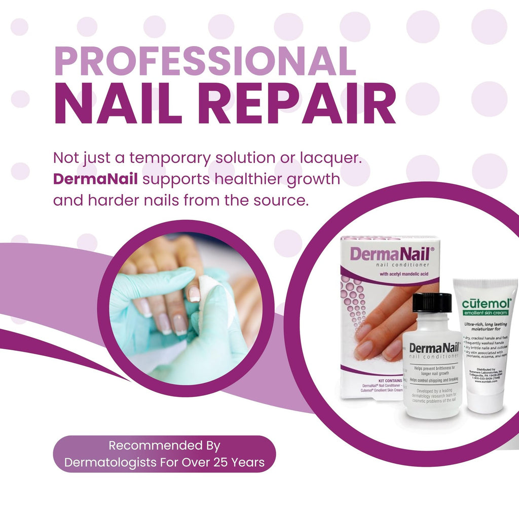 Nail Strengthener & Cuticle Cream Set - Fingernail Care Kit for Healthy Growth