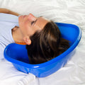 Portable Shampoo Basin with Headrest and Drain Hose for Bedside Hair Washing