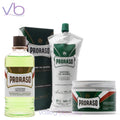Green Shaving Set with Pre-Shave Cream, Lotion & Menthol - All Skin Types