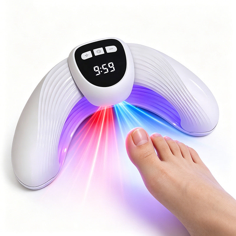 LED Nail Fungus Treatment Lamp with Infrared & Blue Light for Nail Care