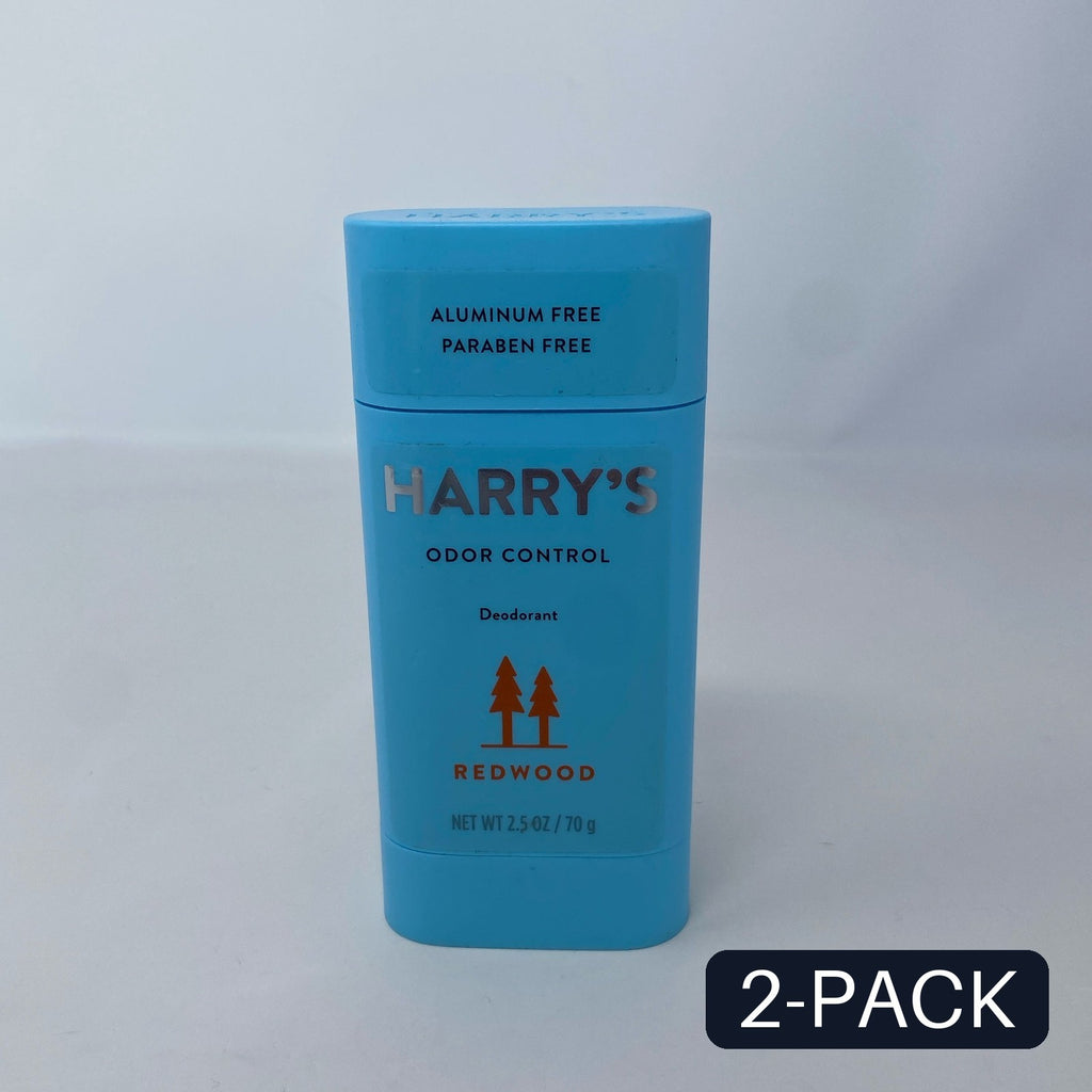 Harry's Deodorant Redwood Aluminum-Free Odor Control 2.5oz - 2 Pack
