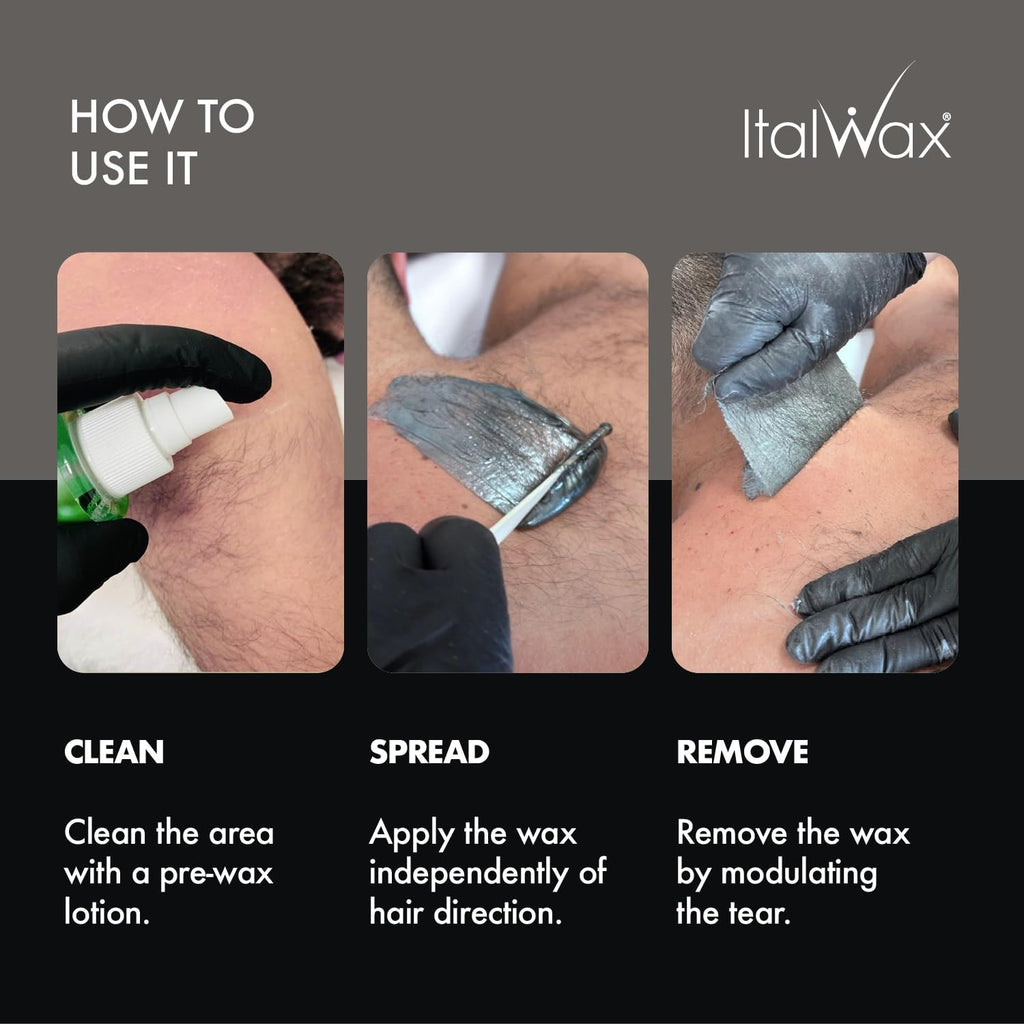 Hard Wax for Men 1kg - Best Professional Hair Removal Wax for Coarse Hair