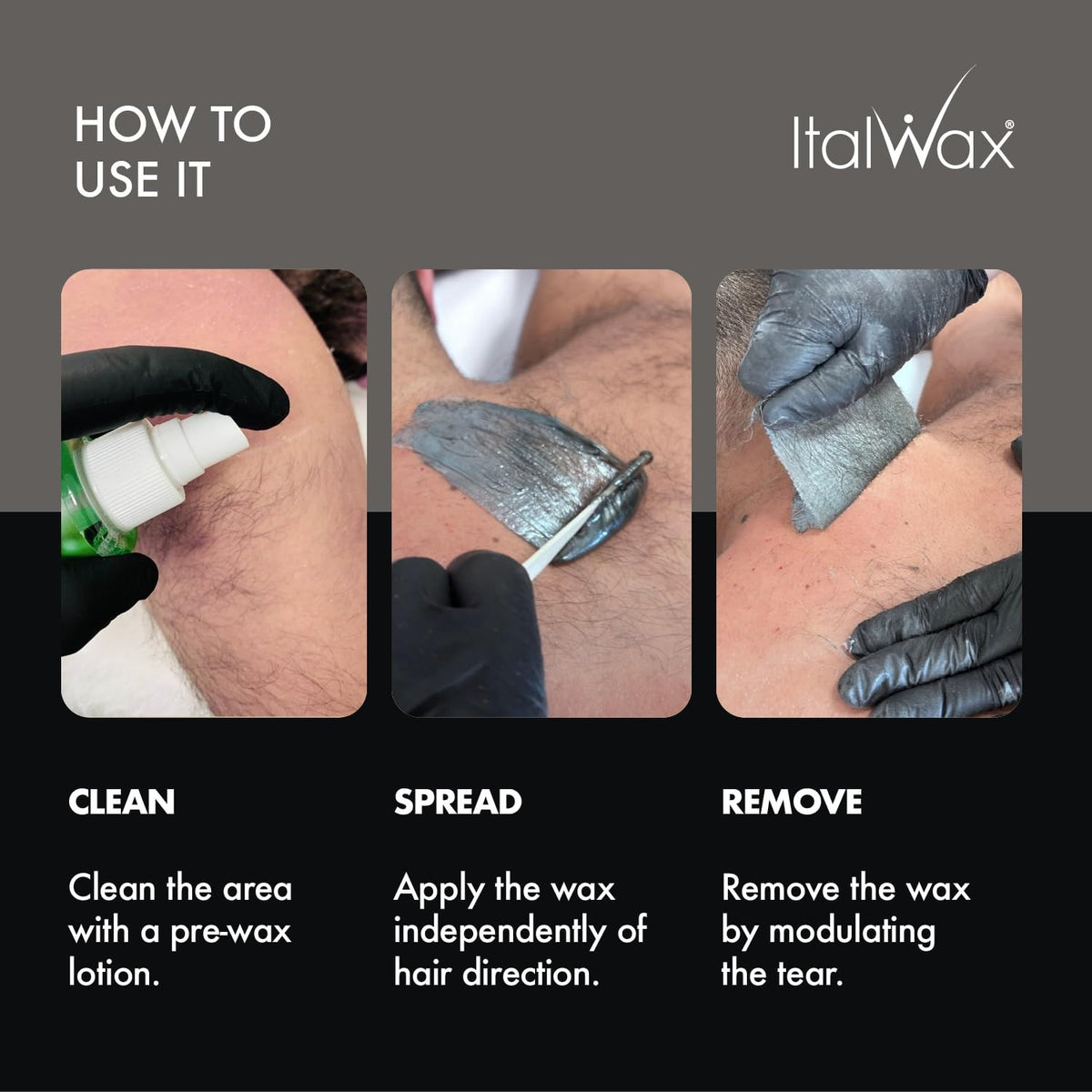 Hard Wax for Men 1kg - Best Professional Hair Removal Wax for Coarse Hair