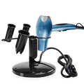 Hair Dryer & Iron Holder Stand with 5-Hole Organizer for Styling Tools