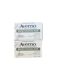 Aveeno Moisturizing Bar Soap Fragrance Free 3.5 Oz 2 Pack - Nourishing Oat for Dry Skin