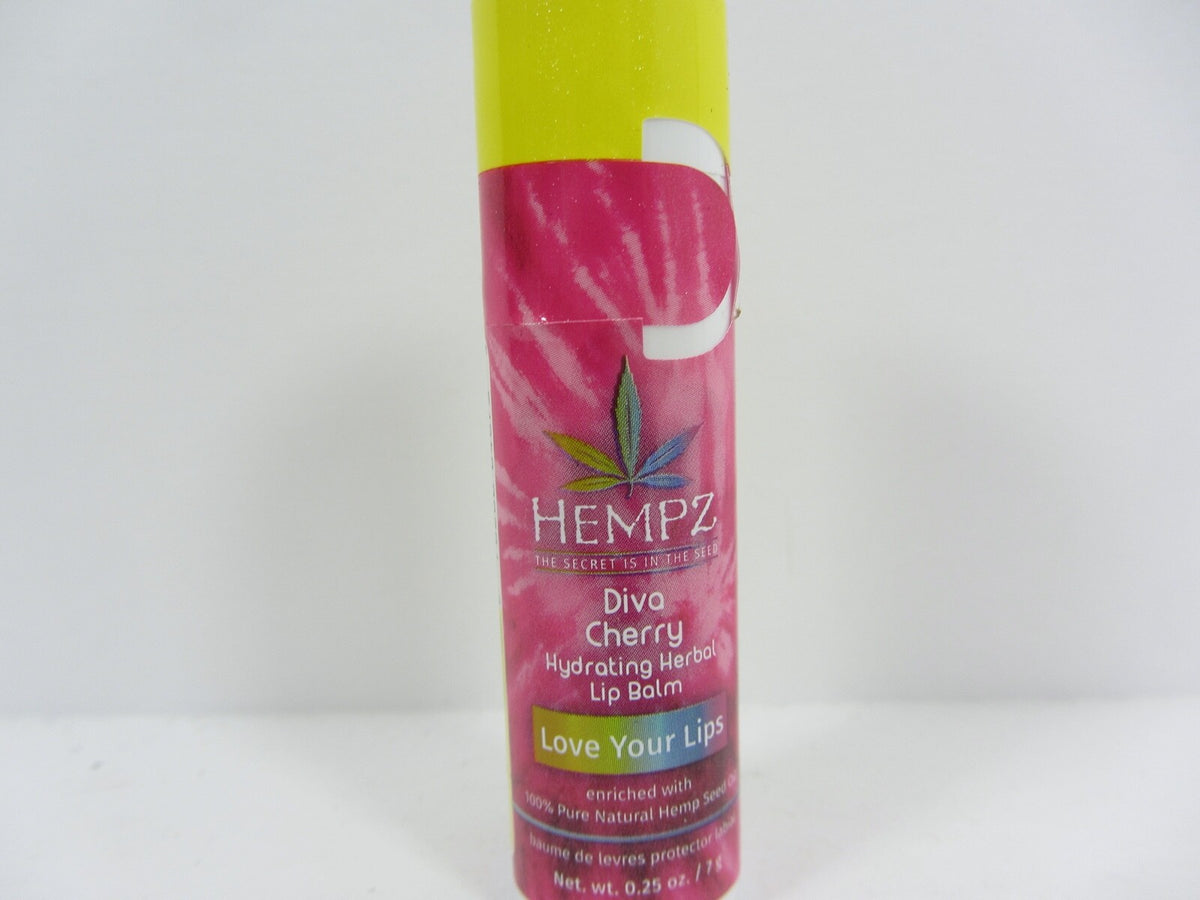 Hydrating Lip Balm Set - Hempz Loud and Proud Diva Cherry 3 Pack