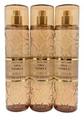 Viva Vanilla Fragrance Mist Spray - Pack of 3, 8 oz each