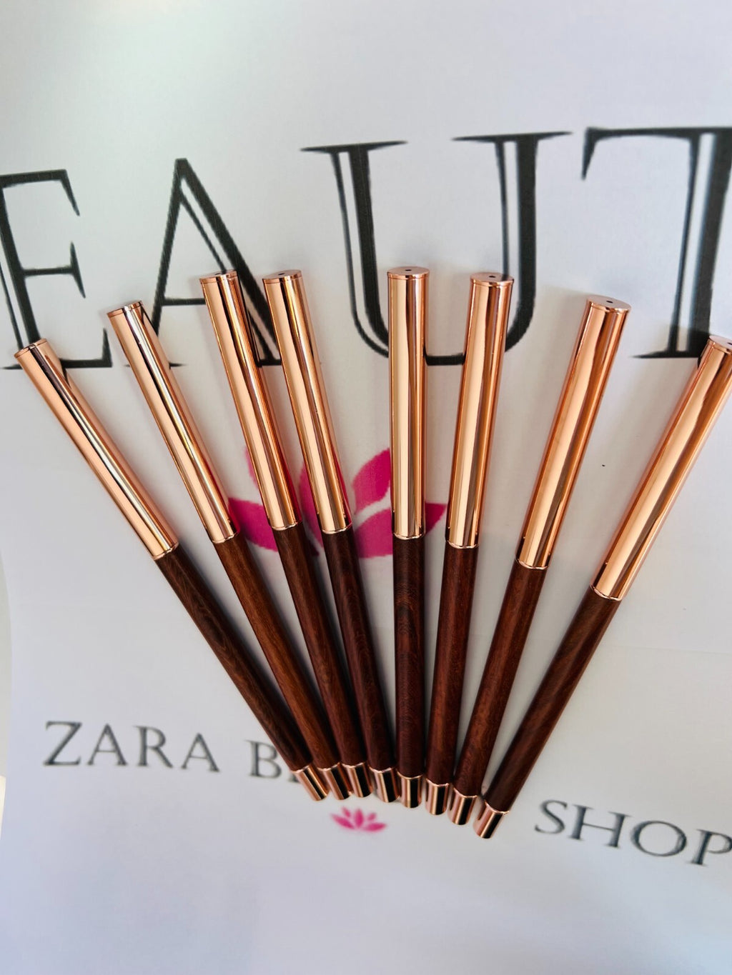 Professional Acrylic Nail Brush with Cap - Kolinsky Hair, Multiple Sizes