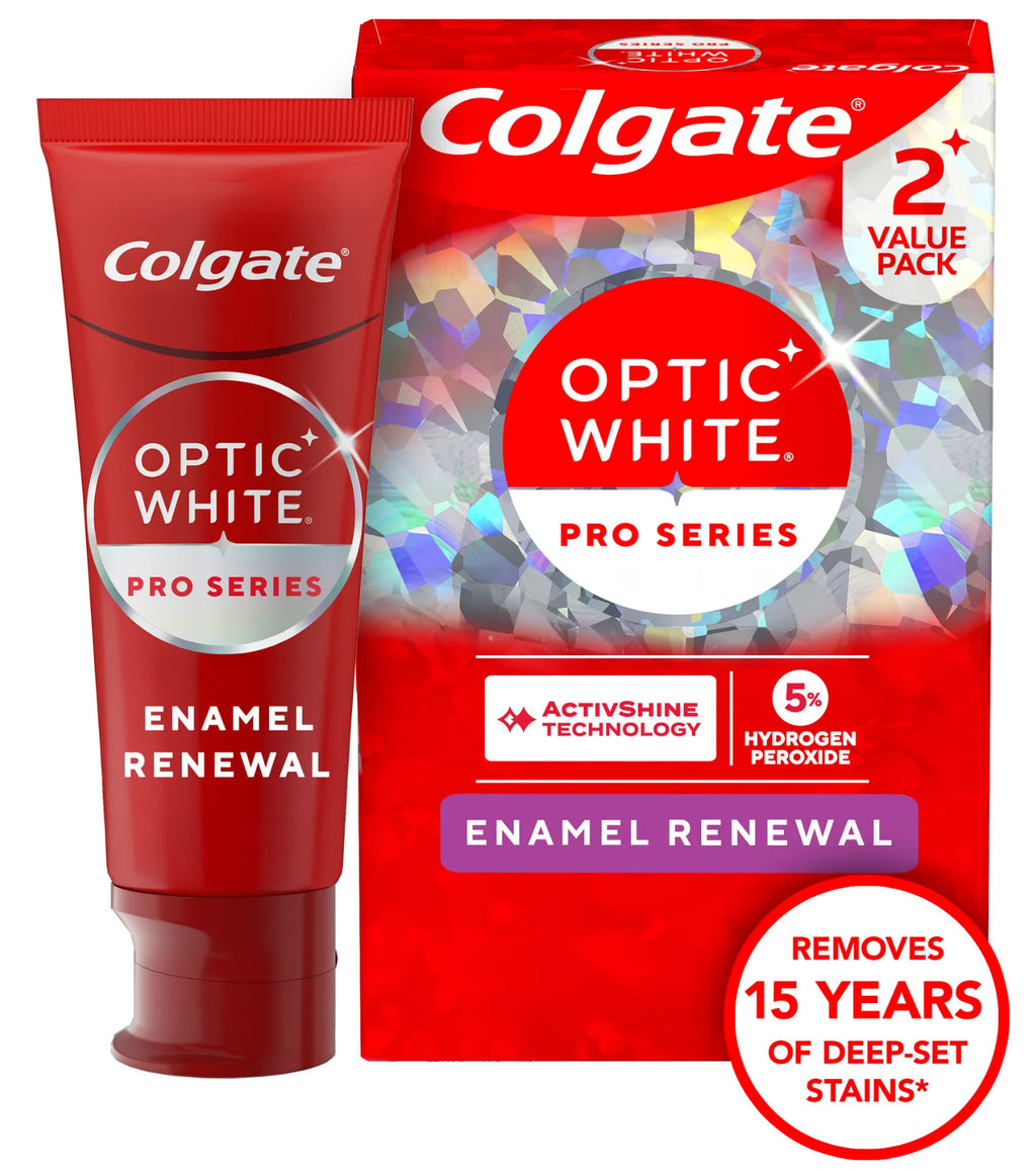 2-Pack Whitening Toothpaste with Enamel Renewal and Hydrogen Peroxide - Fresh Mint