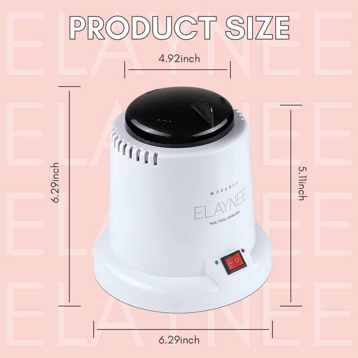 Metal Tool Sterilizer for Manicure Autoclave Salon & Spa Use