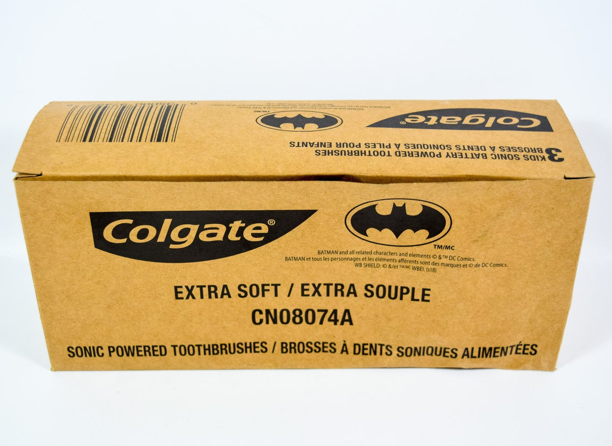 3 Pack Colgate Electric Vibrating Toothbrushes with Extra Soft Bristles - AA Battery Included