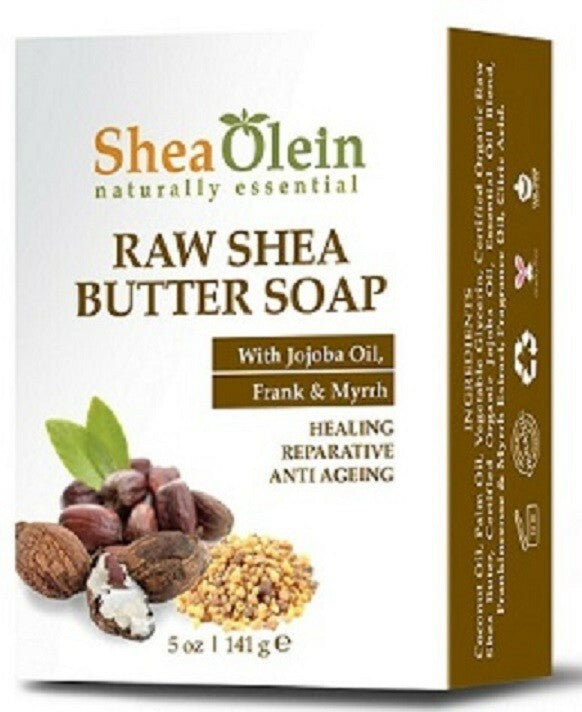 Assorted Shea Oil & Herbal Bar Soaps - Natural Moisturizing Skincare Set