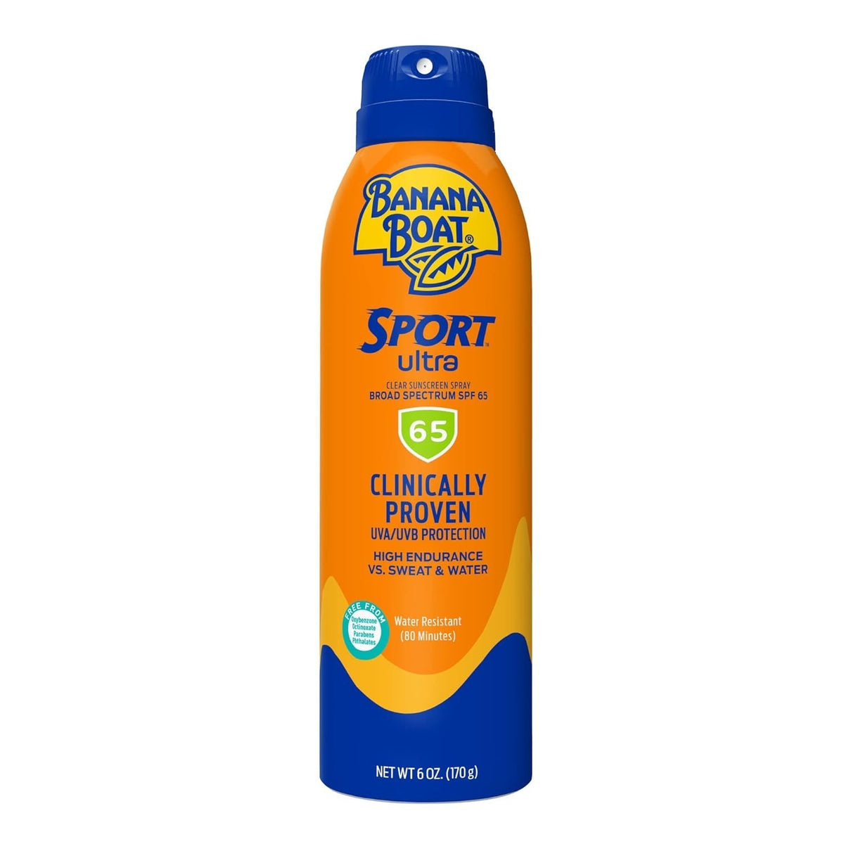 SPF 65 Water Resistant Sunscreen Spray - 6 oz Broad Spectrum Sun Protection