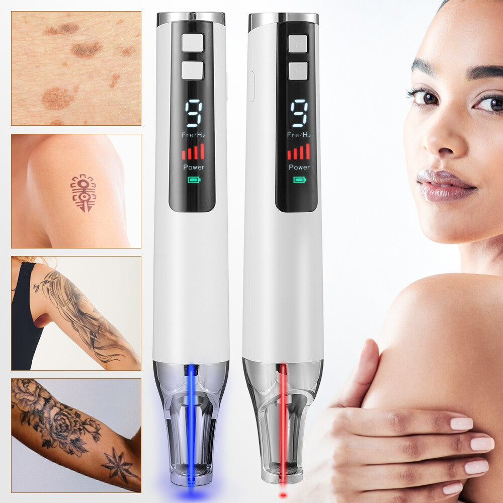Rechargeable Beauty Pen for Freckle Scar Wart Removal - Portable LED Light Device