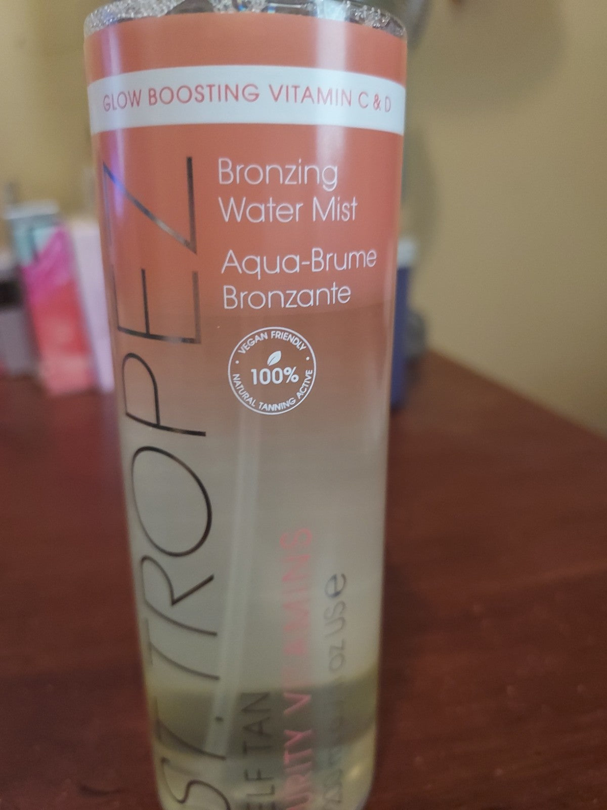 Self Tanner Water Mist with Vitamins - Bronzing Spray for Sunless Tanning 6.7 fl oz
