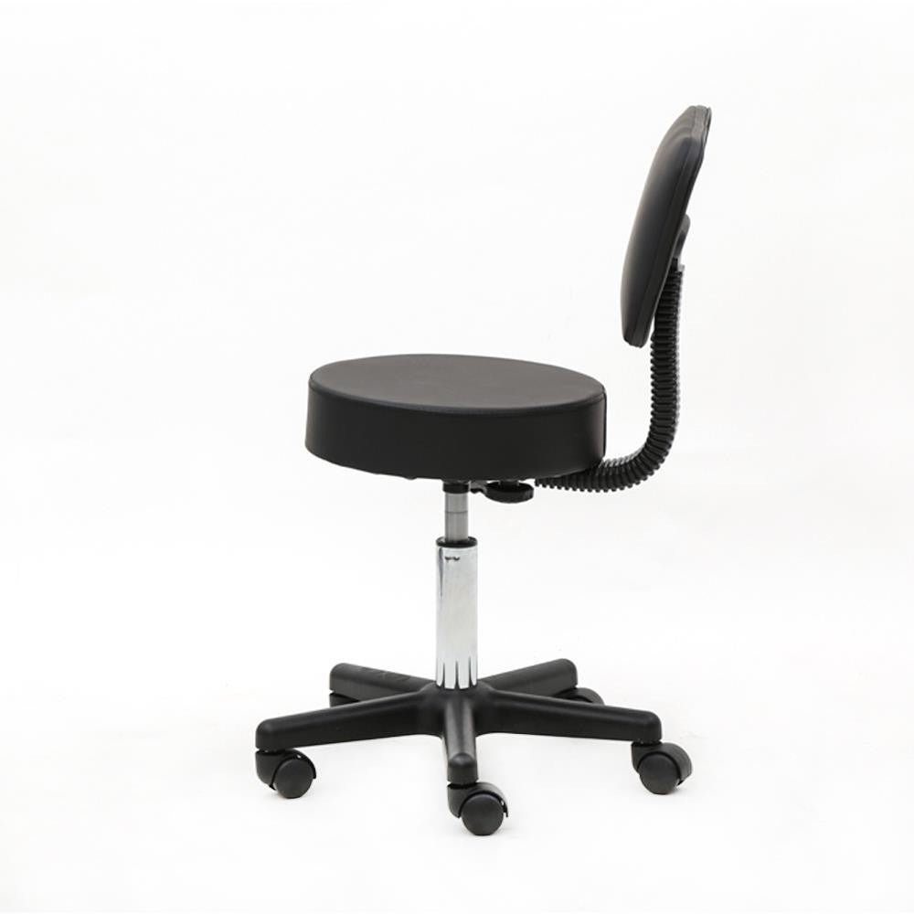 Adjustable Swivel Salon Stool Chair for Barber SPA Shop Black