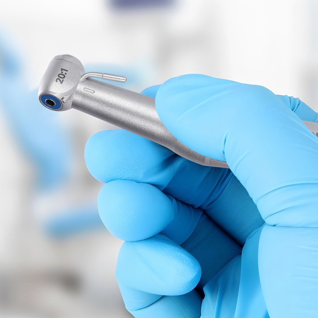 Dental Implant 20:1 Reduction Low Speed Contra Angle Handpiece Push Button SG20
