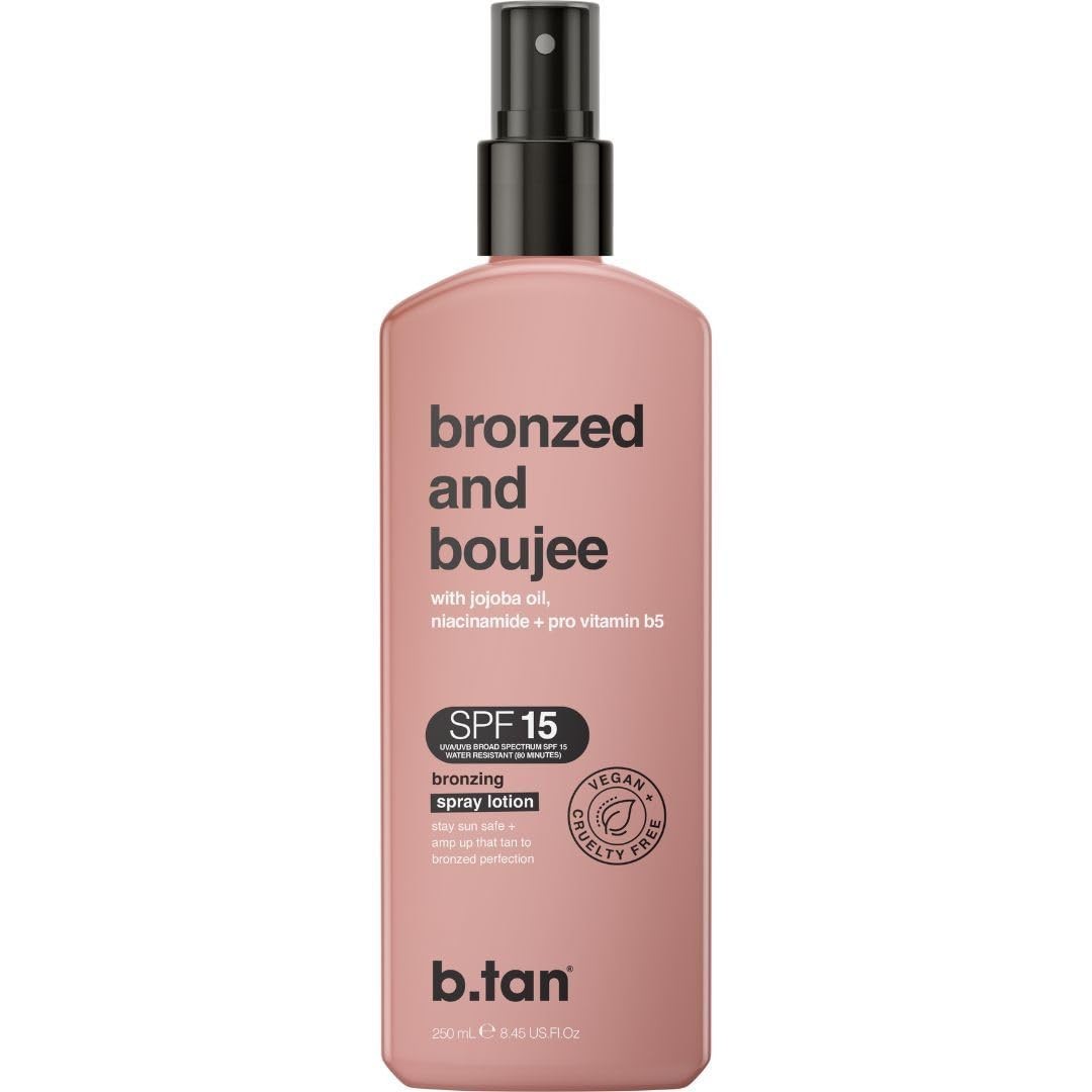 Bronzing Spray Lotion SPF 15 with Jojoba & Niacinamide - 8.45oz