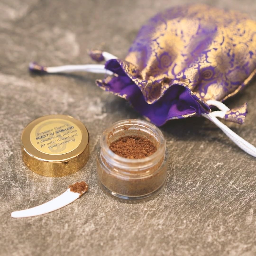 All-Natural Deodorant Powder with Sand - Personal Fragrance & Mood Uplift