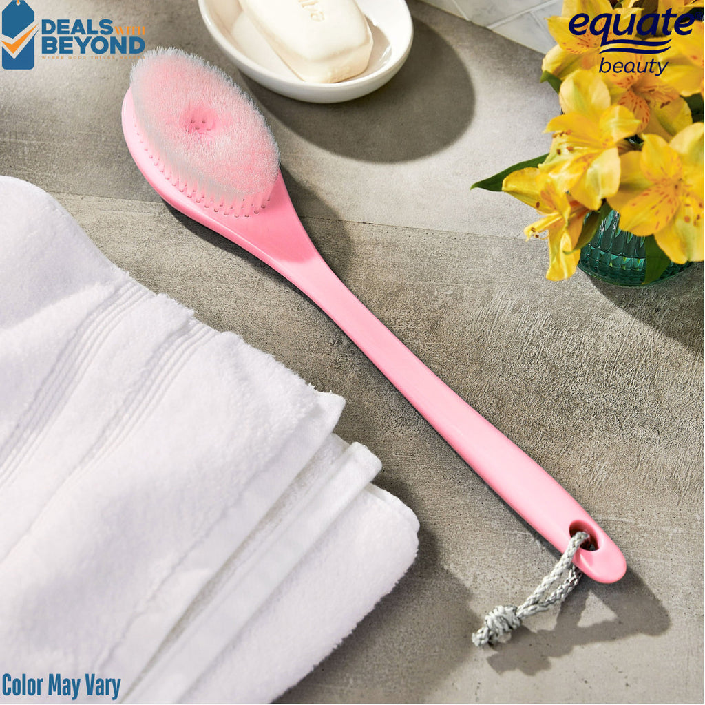 Luxury Bath Brush Set with Long Handle and Silky Bristles – 3 Pack