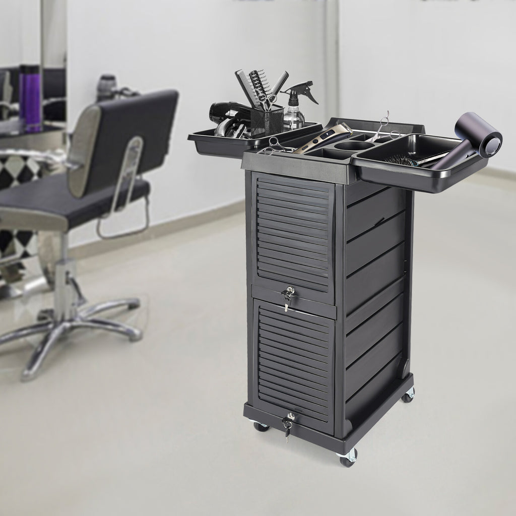 7 Tier Rolling Trolley Cart for Salon Beauty Barber Organizer