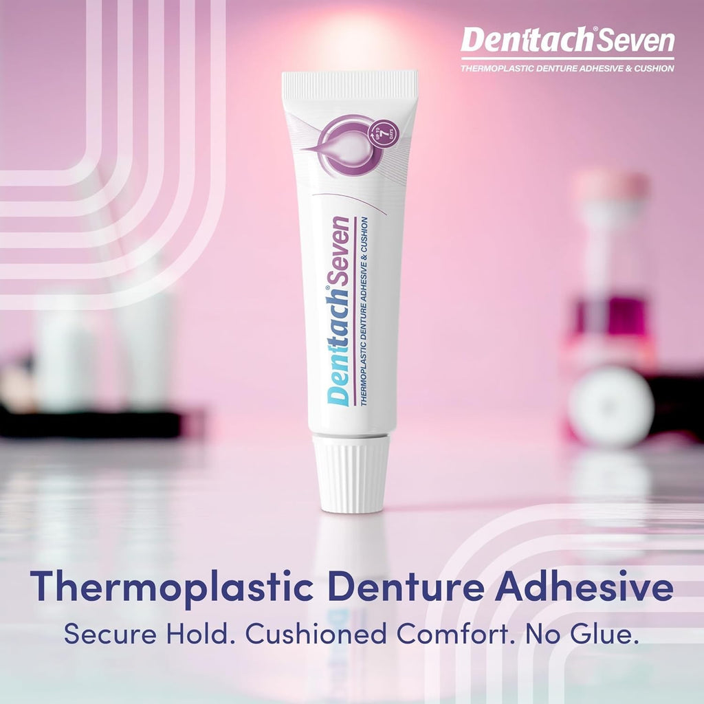 Denture Adhesive Gel - Waterproof Extra Strong Secure Fit for Upper & Lower Dentures