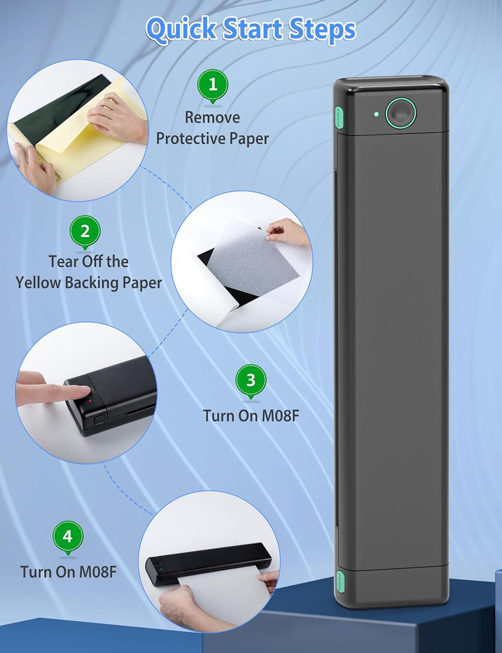 Tattoo Stencil Printer for Transfer Paper – Portable Thermal Printer