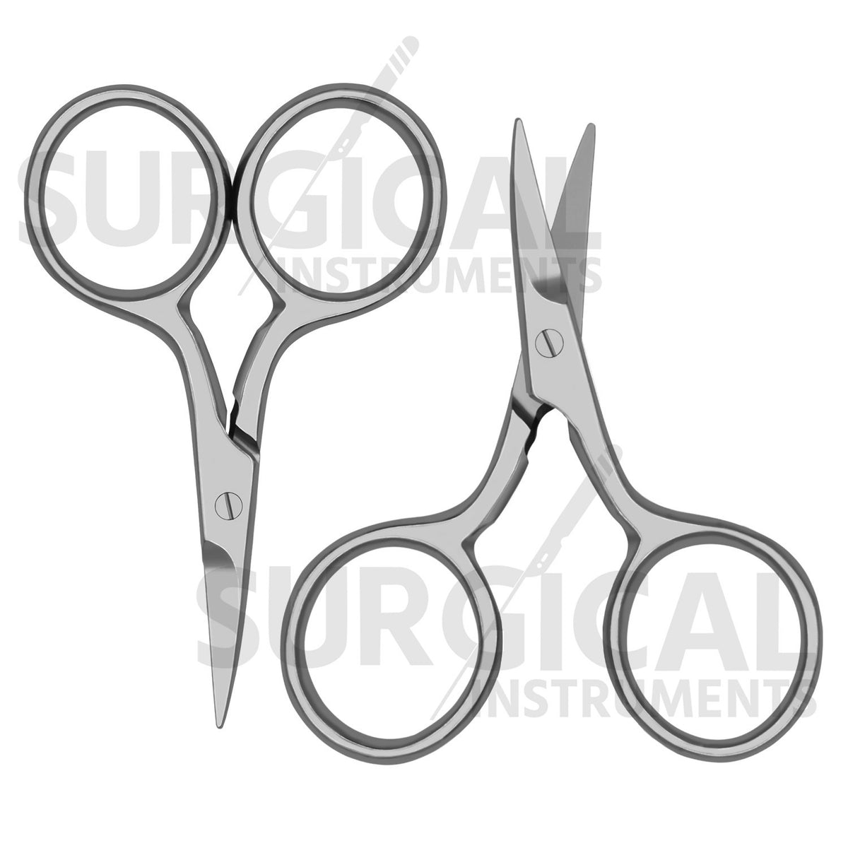 12 Pcs Curved Nail & Cuticle Scissors Set - Manicure and Pedicure Tools