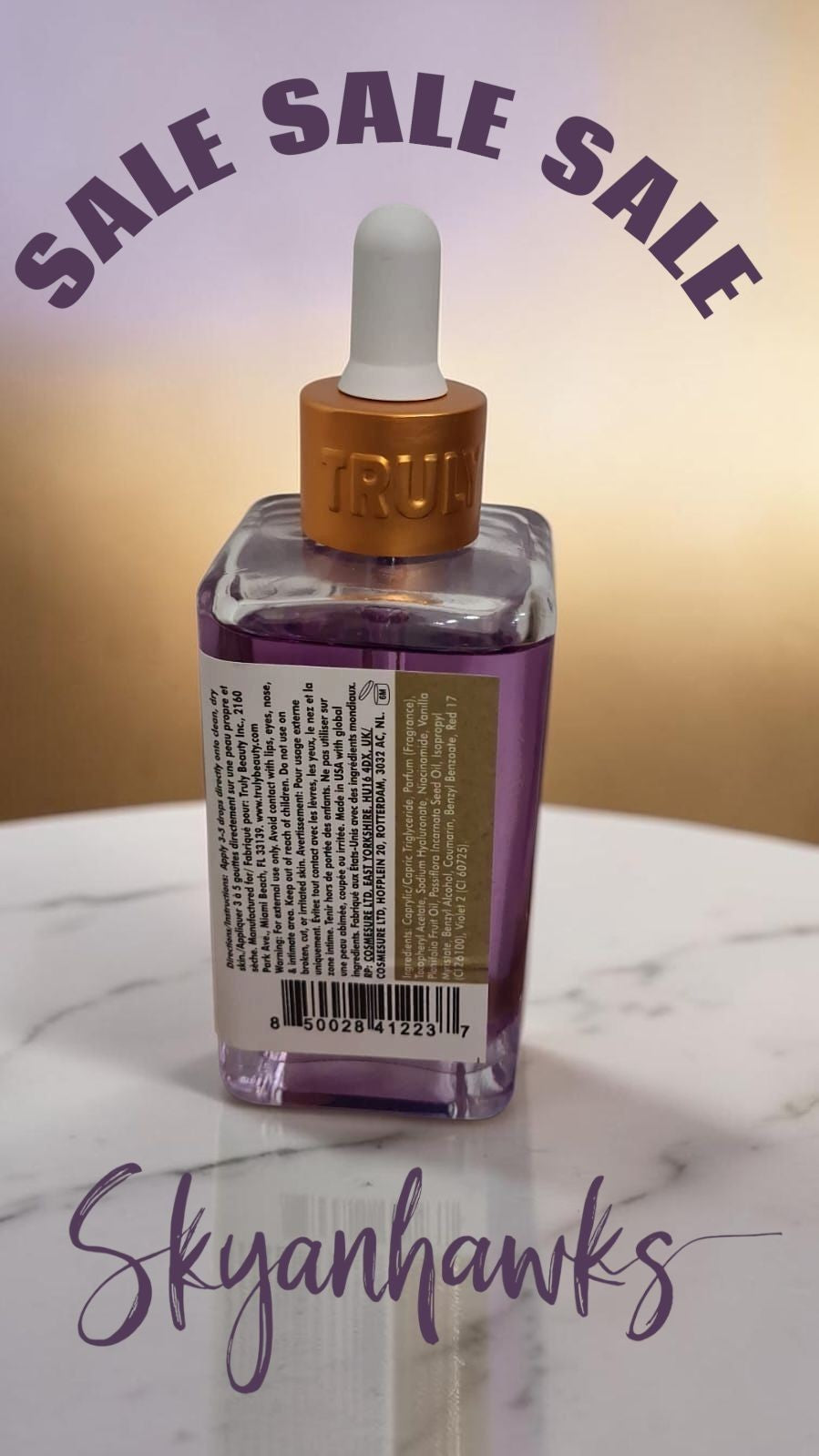 After Shave Oil with Hyaluronic Acid & Botanical Extracts - Moisturizing & Soothing, 3.1 fl oz