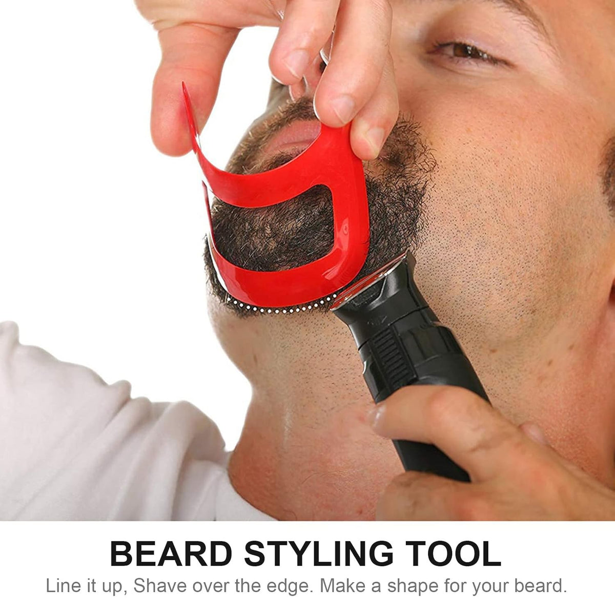 Beard Shaping Template for Precise Goatee Trimming and Edging