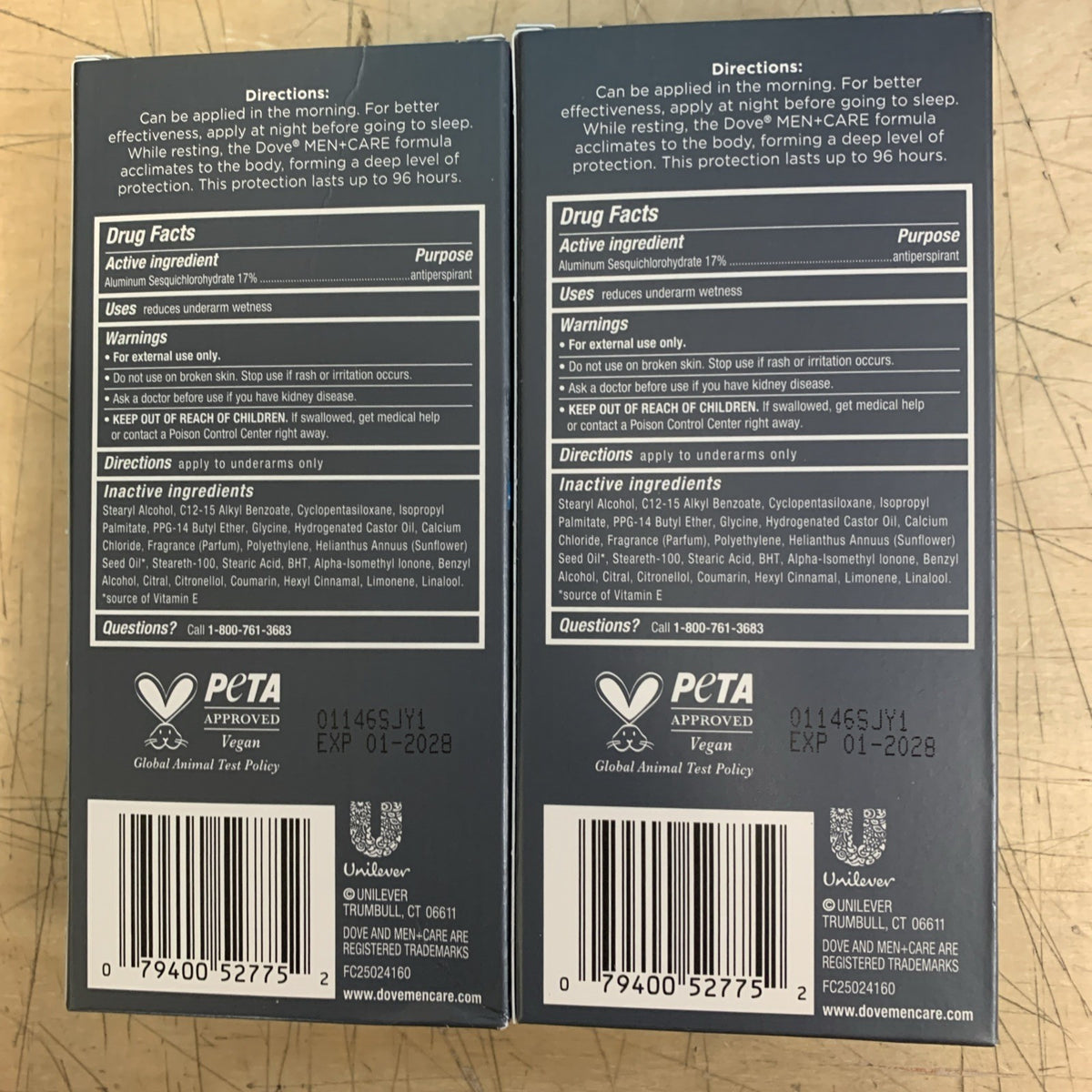 Men's Invisible Solid Deodorant Stick - Clean Comfort & Maximum Protection