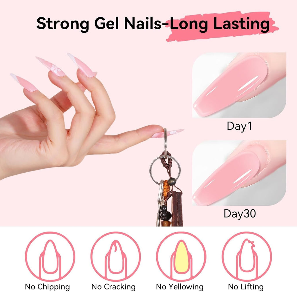 50ML HEMA-Free Poly Nail Gel for Artistic Nail Extensions & Designs