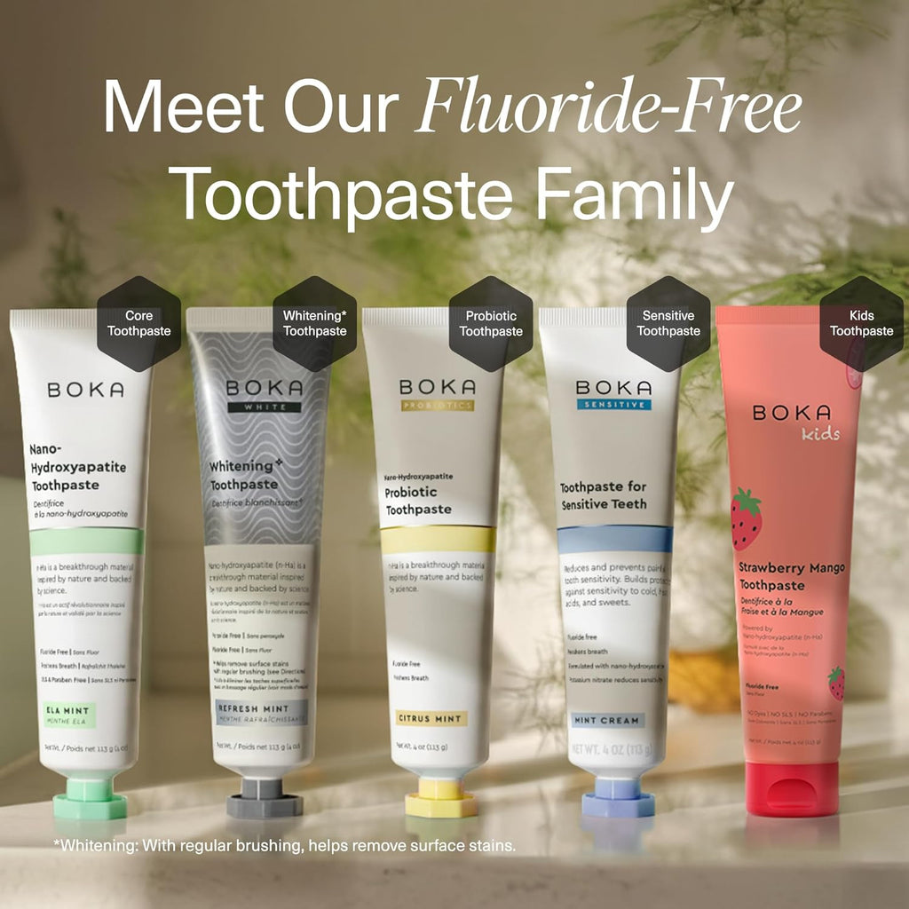 Nano Hydroxyapatite Fluoride-Free Toothpaste for Enamel Care - Natural & Vegan
