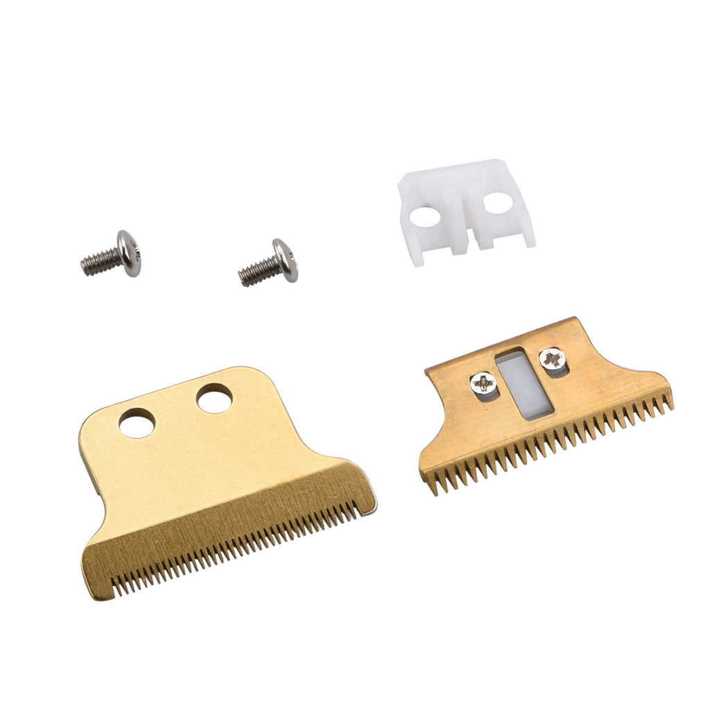 Gold Wide Blade Replacement Trimmer Blade for Wahl Detailer - Professional Use