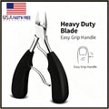 Heavy Duty Toenail Clippers for Thick and Ingrown Nails - Durable Stainless Steel
