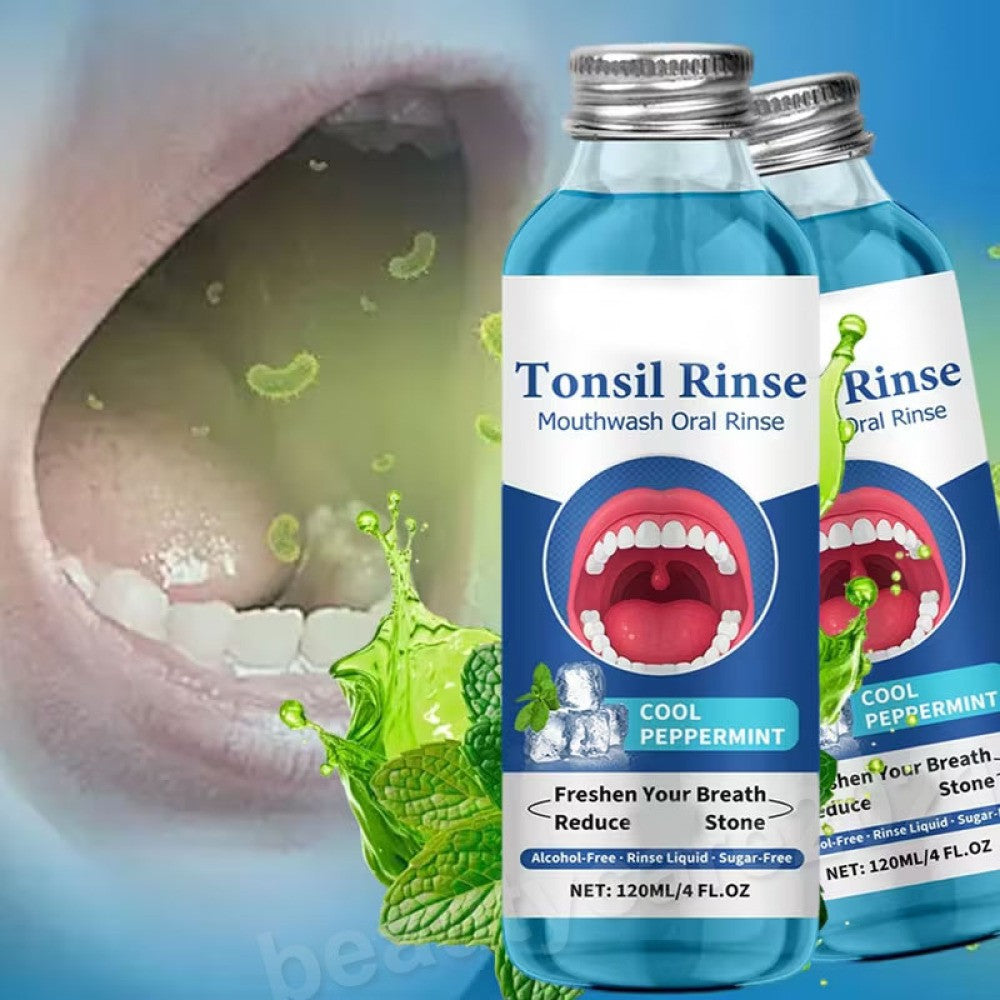 Natural Tonsil Stone Remover Mouthwash 2-Pack - Bad Breath & Oral Hygiene
