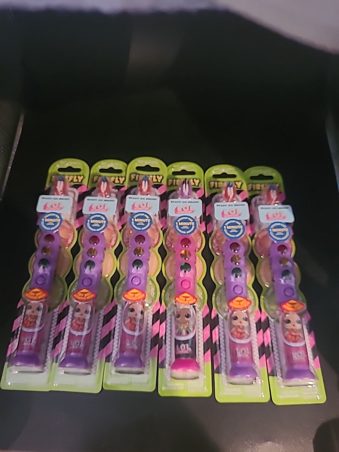 6 Pack Light Up Toothbrushes for Kids - Flashing 1-Minute Timer