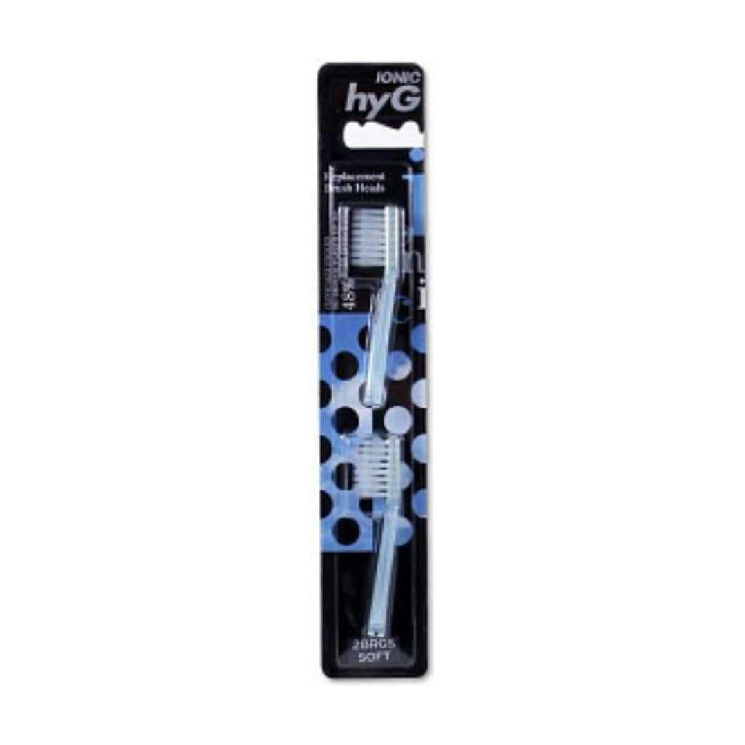 Replacement Heads for Ionic Toothbrush - Natural Ionization, 2 Pack