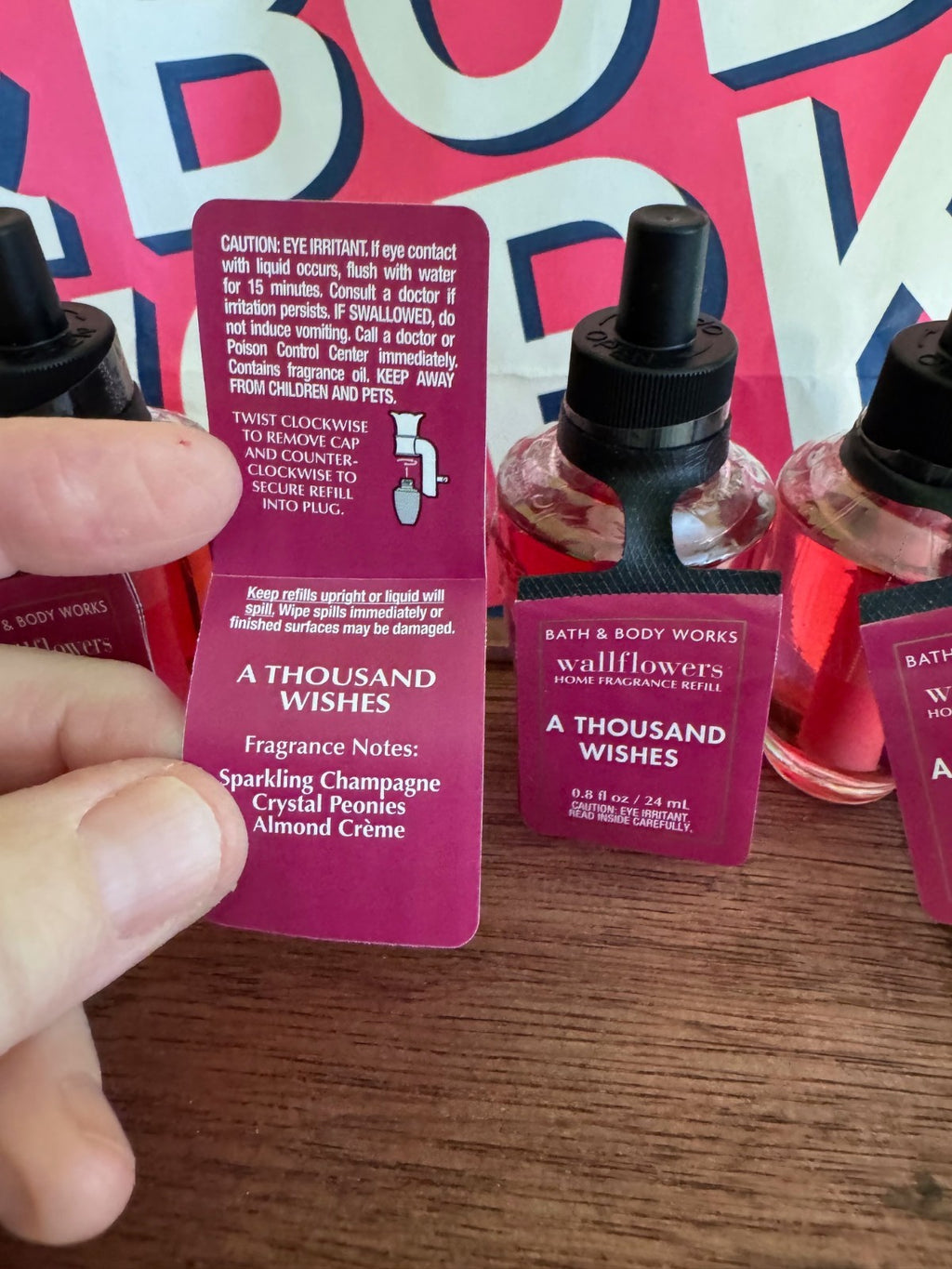 Bath & Body Works Wallflower A Thousand Wishes Refill Bulbs Set of 4