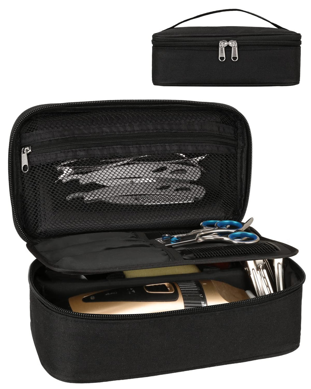 Professional Barber Tool Bag for Hair Clippers & Grooming Supplies