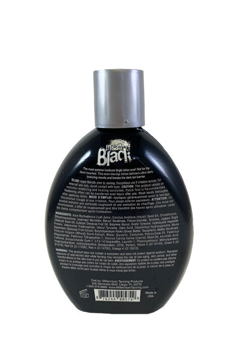 2-Pack Insanely Black 60X Dark Tanning Lotion with Tingle - Indoor Bronzer