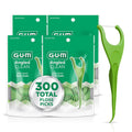 Angled Dental Floss Picks with Fresh Mint, 75 Count 4-Pack - Easy Oral Cleaning