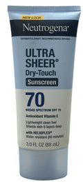 Sunscreen Lotion SPF 70 - Dry Touch, Water-Resistant, 3 Fl Oz