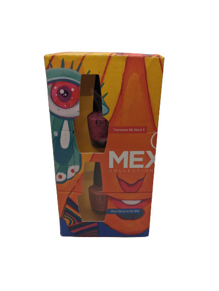 Mini Nail Lacquers Set - Mexico City Collection, 4 Colors, 3.75 mL Each