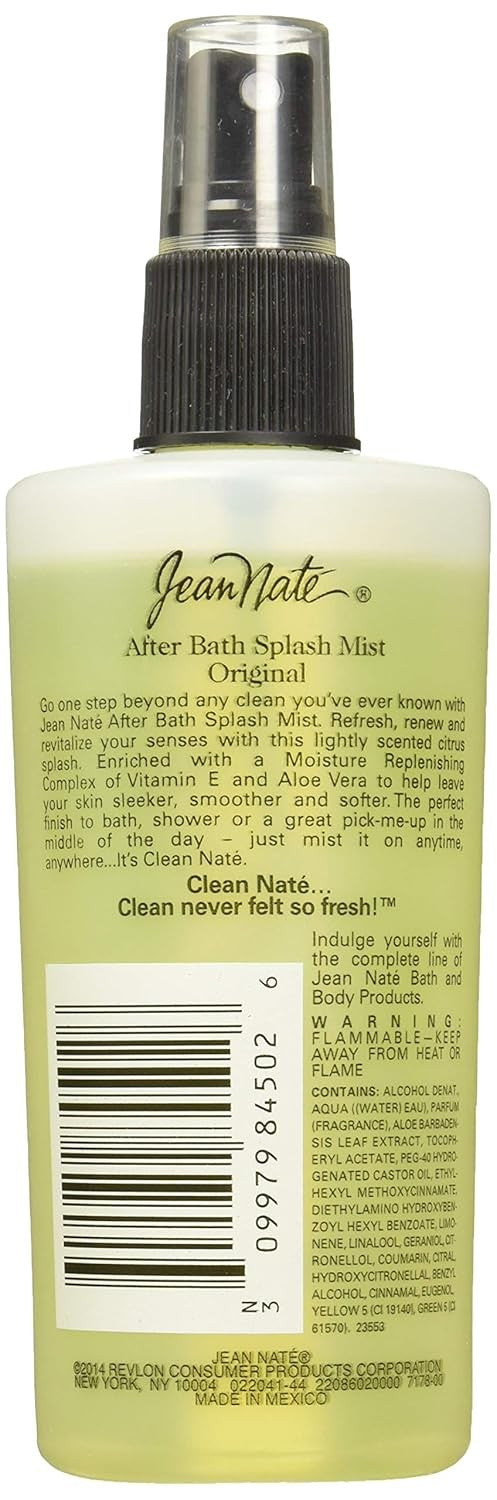 Citrus Scented Body Mist with Vitamin E & Aloe Vera - 8 Fl Oz